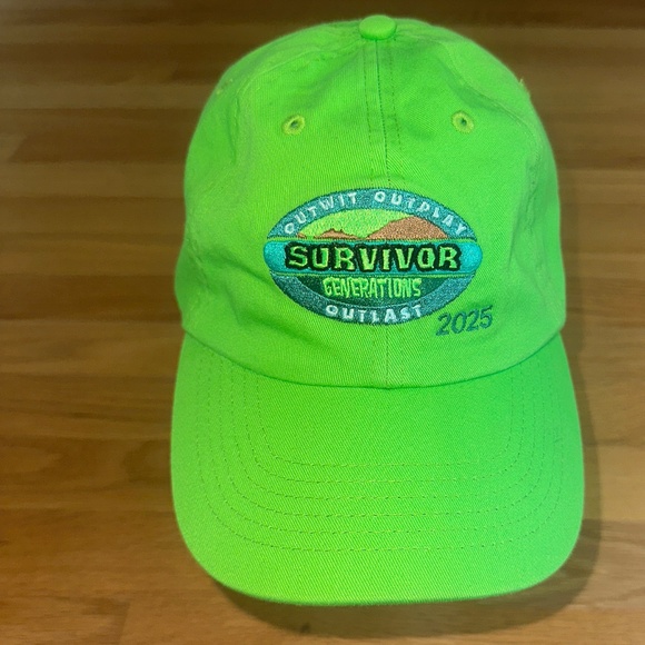 Survivor 2025 Generations Green Hat Cap CBS TV Show Survivor - Picture 1 of 9
